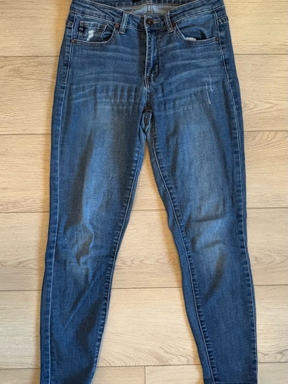 Clingirl Women’s Size 7/27 Medium Dark Wash Denim Skinny Jeans